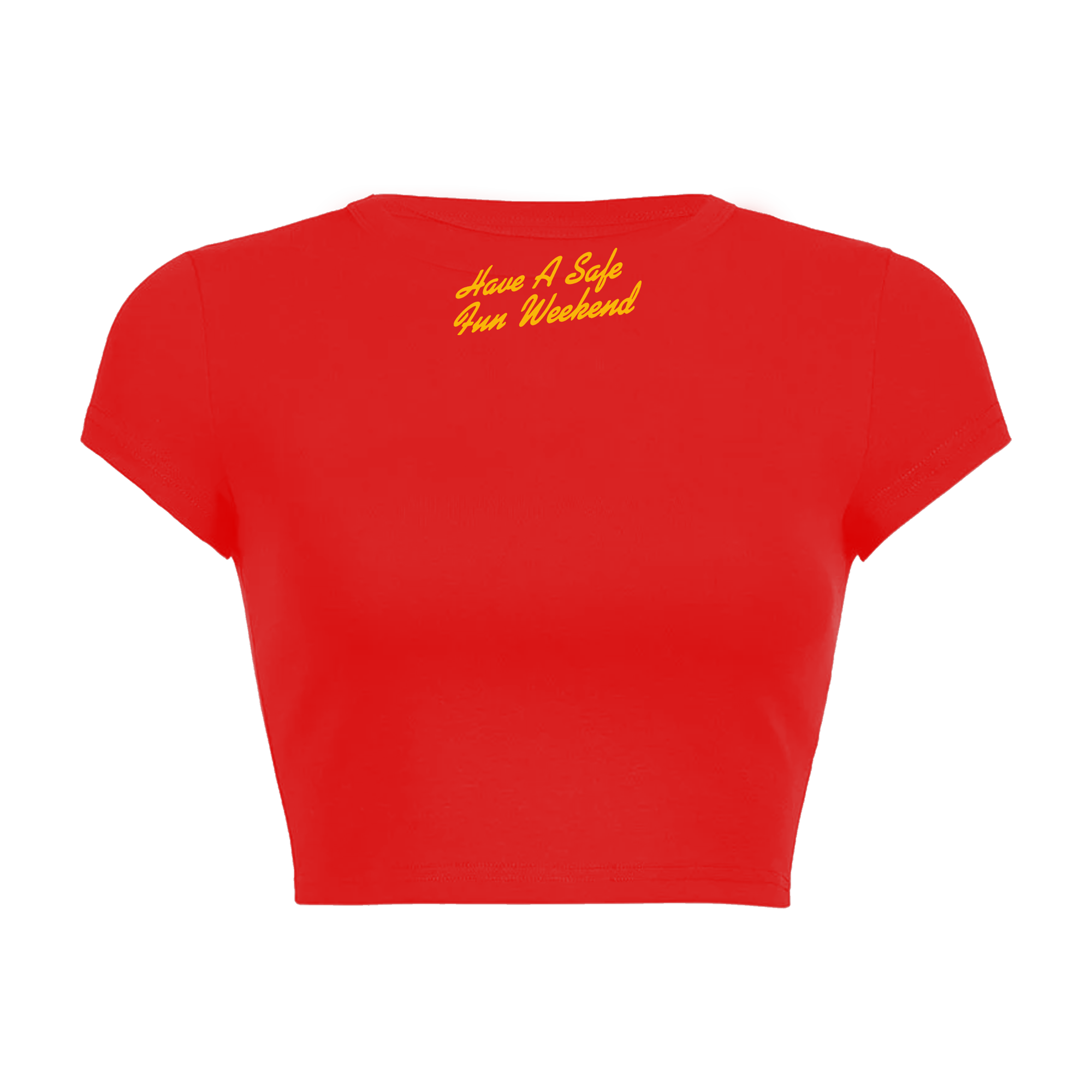SAFE FUN VDAY BABY TEE - RED